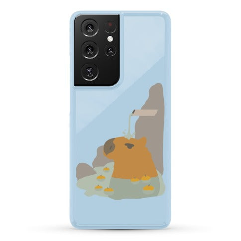 Capybara Hot Spring Phone Case